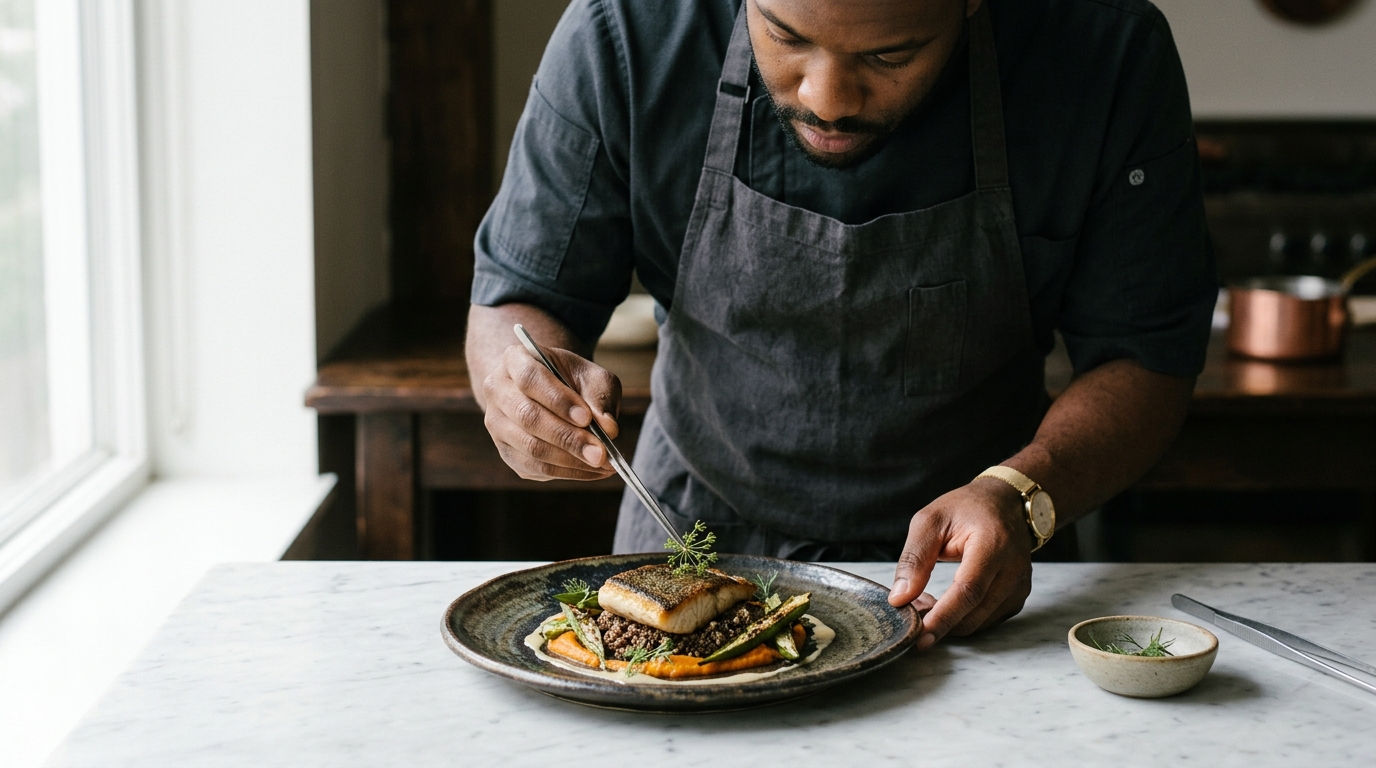 Chefs whose menus carry regional culinary heritage