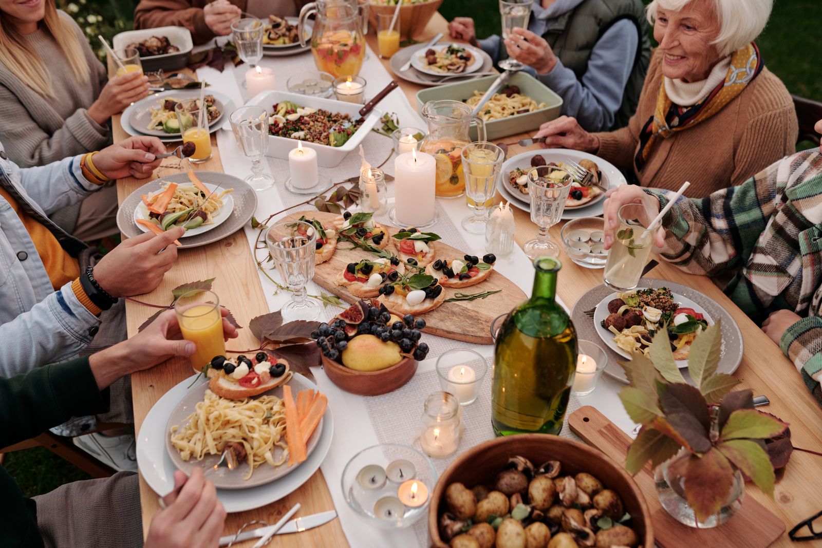 Chef preparing a gathering menu for a home feast