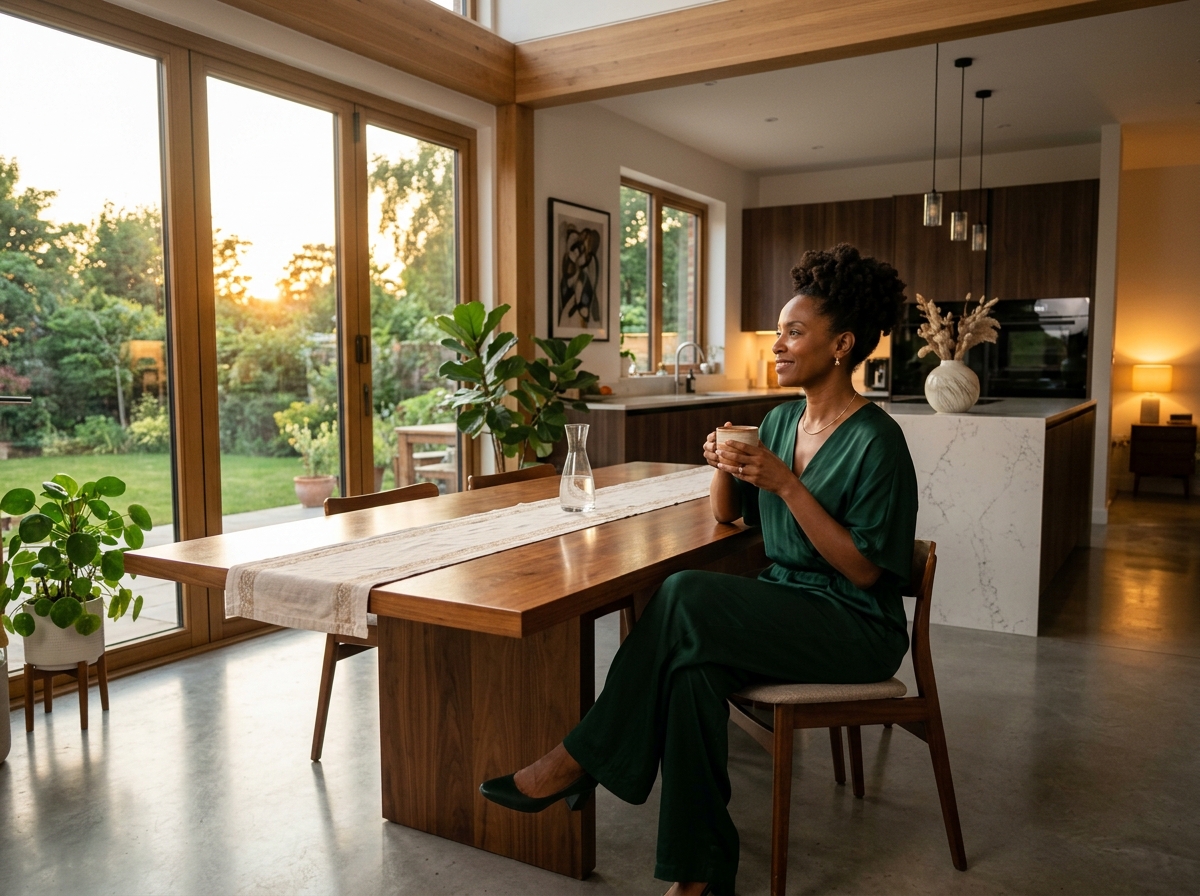 A host at home after private service